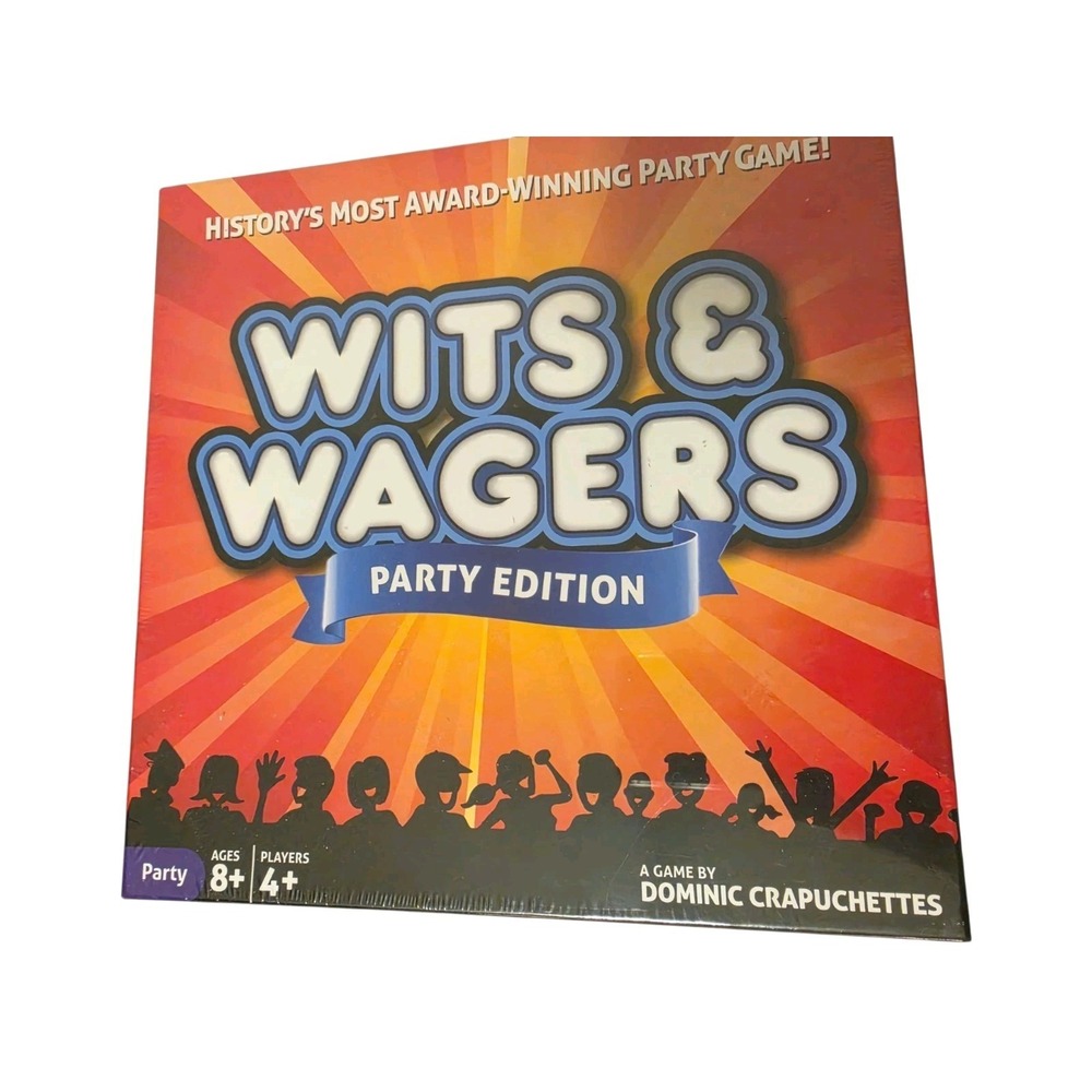 Wits & Wagers Party Edition Board Game New In Sealed Box